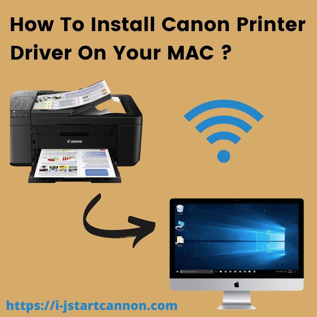connect ij.start.canon printer on MAC