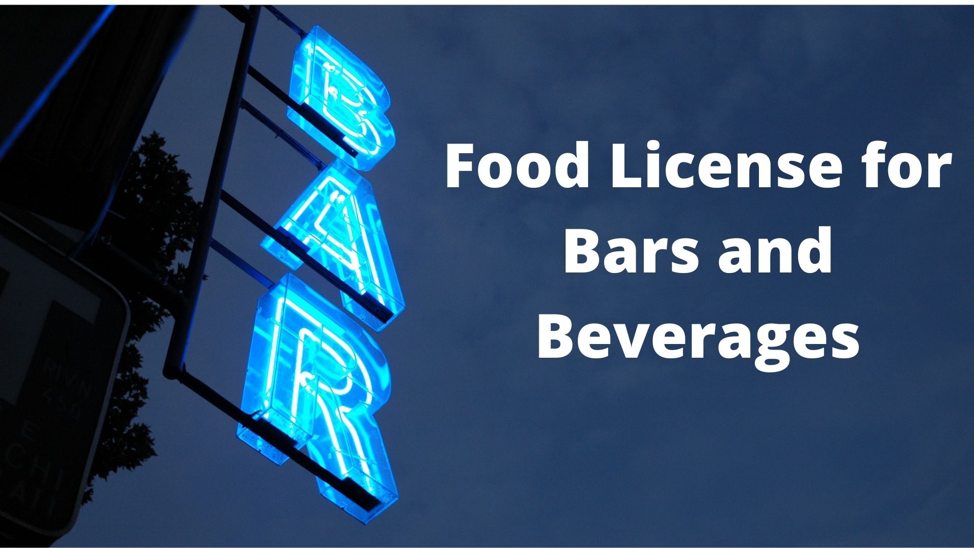 Food License for Bars and Beverages