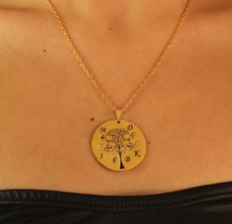 life of tree name necklace