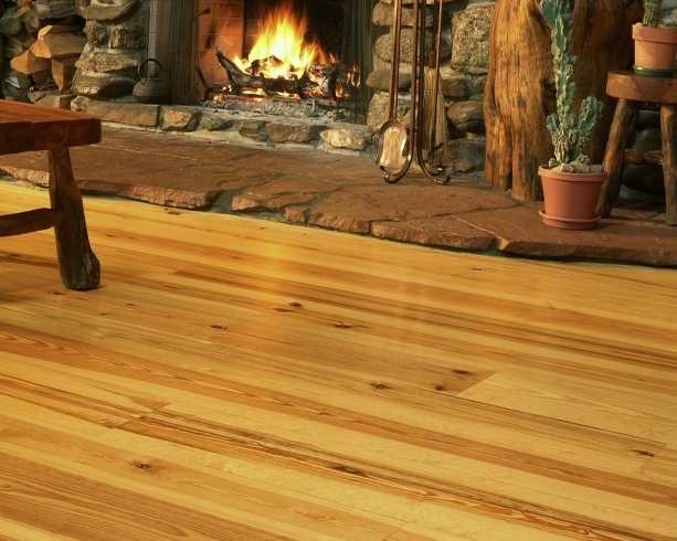 Wide Plank Southern Yellow Pine floors